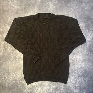 Vintage Croft & Barrow 3D Knit Cable Knit Sweater Men's Large Tall LT
